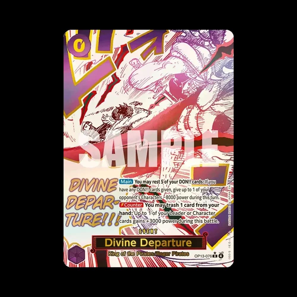 Divine Departure R-P [OP13-076] [EN](Booster Pack "CARRYING ON HIS WILL")