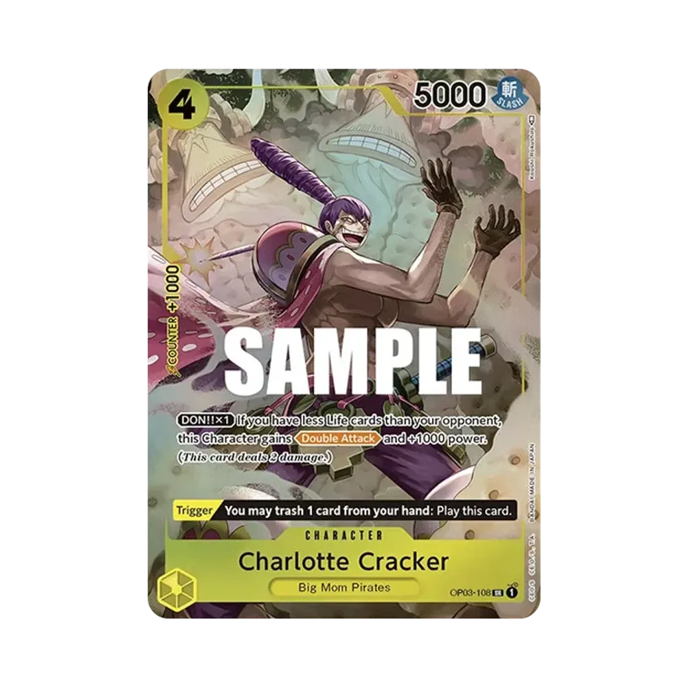Charlotte Cracker SR-P [OP03-108] [EN](Booster Pack "Pillars Of Strength")