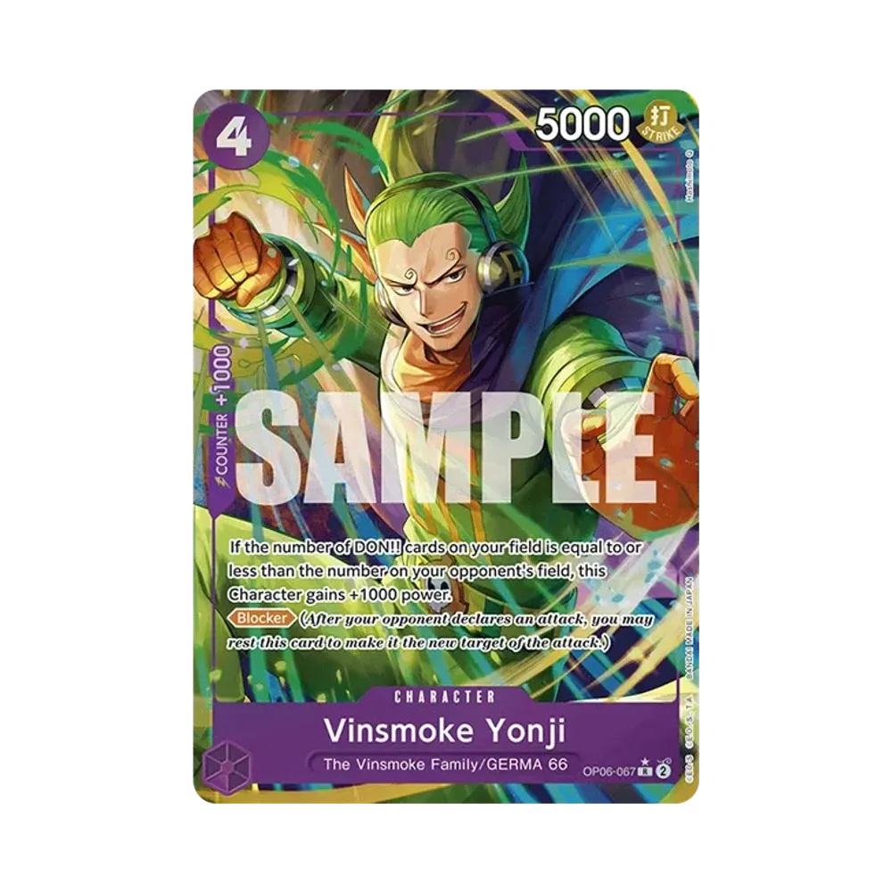 Vinsmoke Yonji R-P [OP06-067] [EN](Premium Booster "ONE PIECE CARD THE BEST")