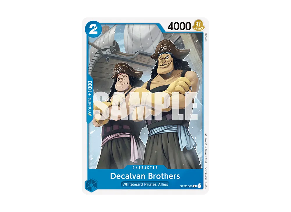 Decalvan Brothers C [ST22-008] [EN](Start Deck "Ace & Newgate")