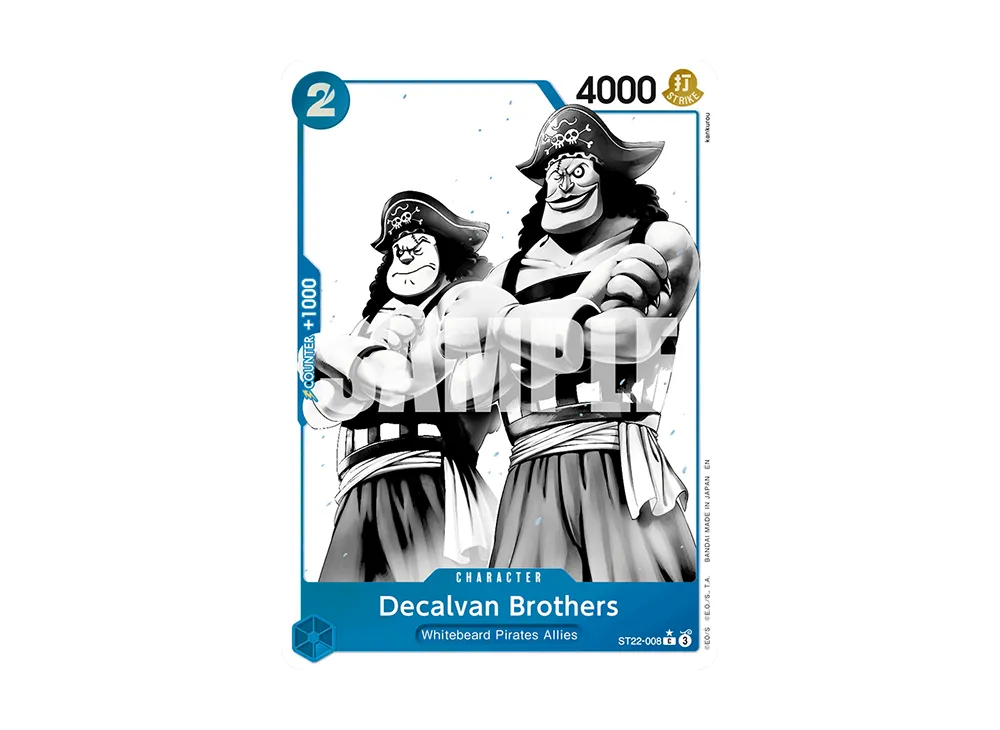 Decalvan Brothers C-P [ST22-008] [EN](Start Deck "Ace & Newgate")