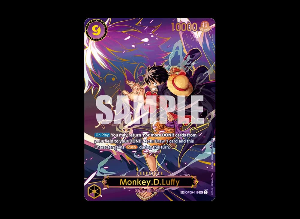 Monkey.D.Luffy SEC-SPC [OP09-119] [EN](Booster Pack "CARRYING ON HIS WILL")