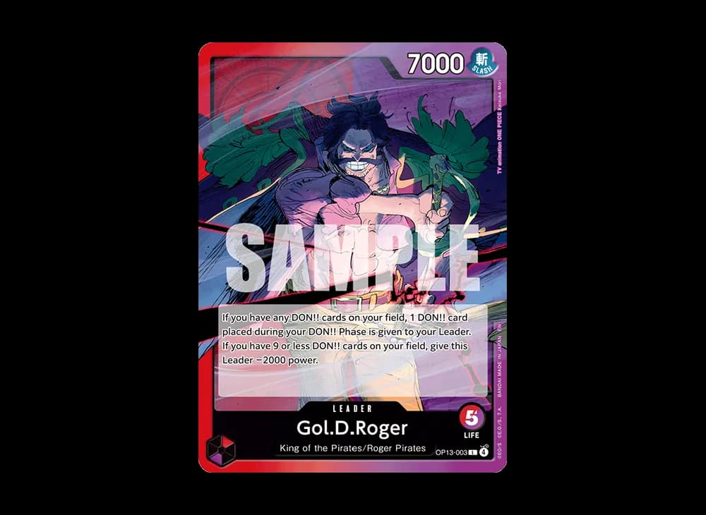 Gol.D.Roger L [OP13-003] [EN](Booster Pack "CARRYING ON HIS WILL")
