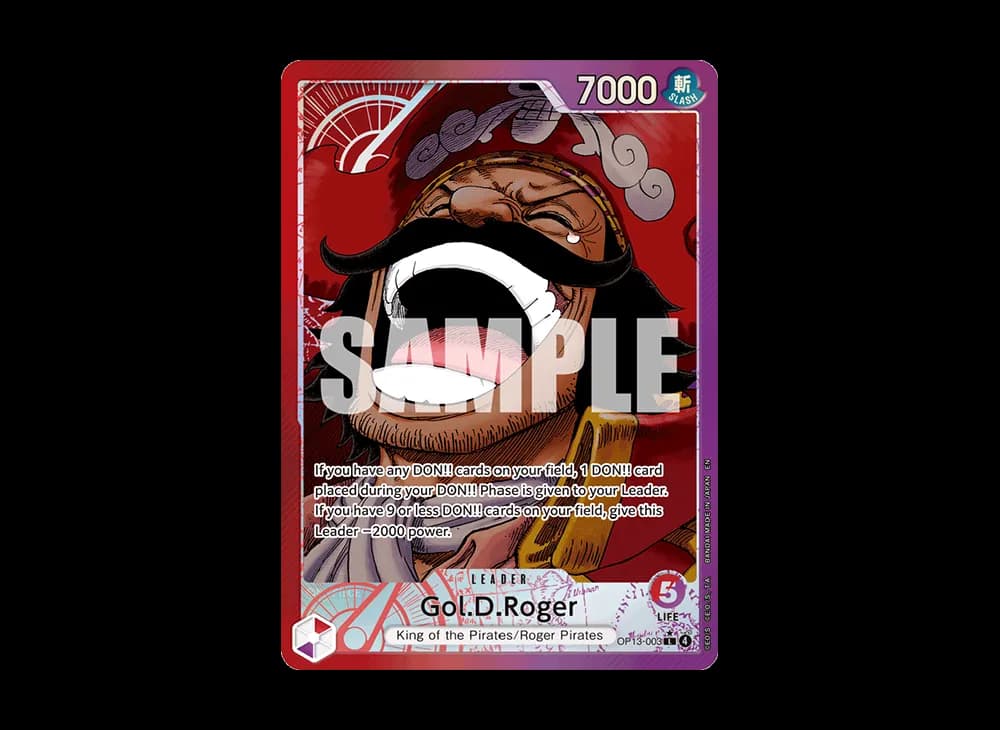 Gol.D.Roger L-P [OP13-003] [EN](Booster Pack "CARRYING ON HIS WILL")