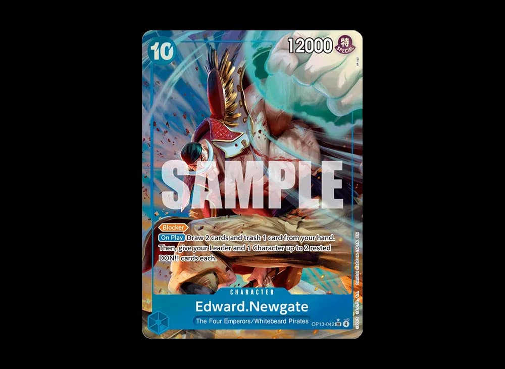 Edward.Newgate SR-P [OP13-042] [EN](Booster Pack "CARRYING ON HIS WILL")