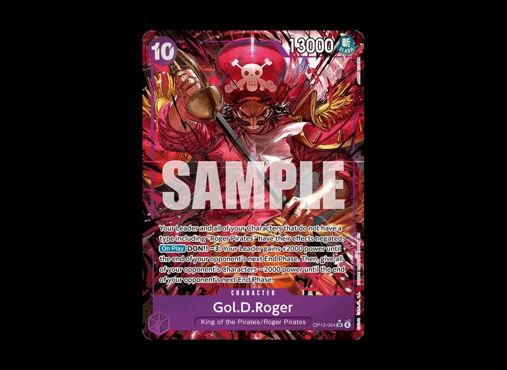 Gol.D.Roger SR-P [OP13-064] [EN](Booster Pack "CARRYING ON HIS WILL")