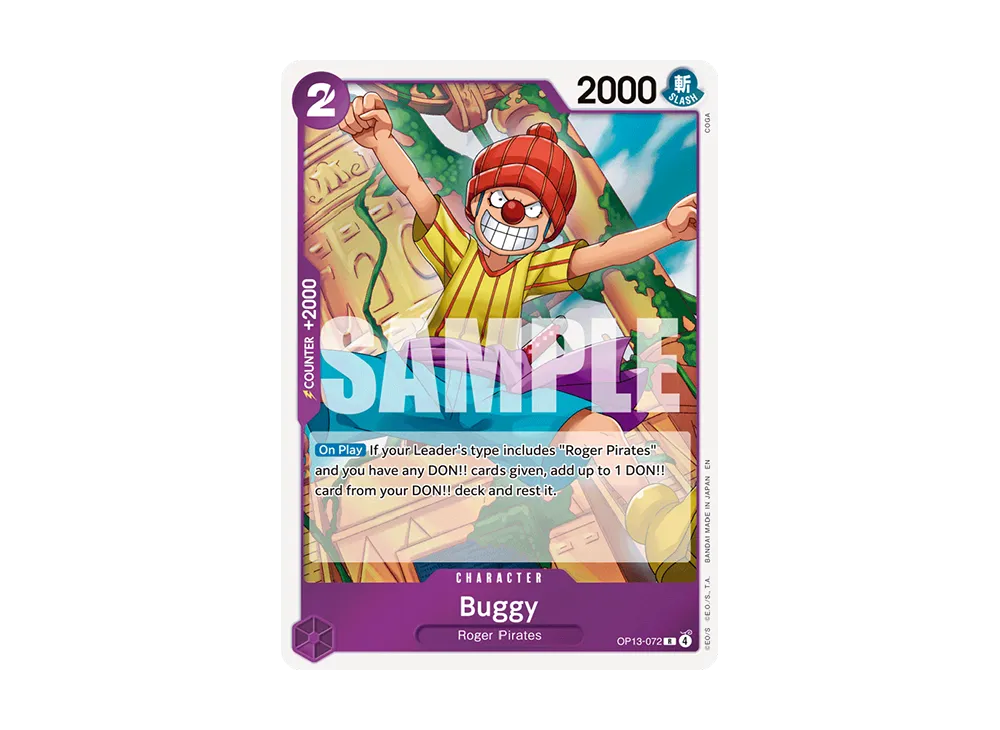 Buggy R [OP13-072] [EN](Booster Pack "CARRYING ON HIS WILL")