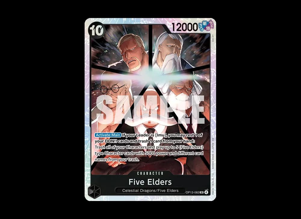 Five Elders SR [OP13-082] [EN](Booster Pack "CARRYING ON HIS WILL")
