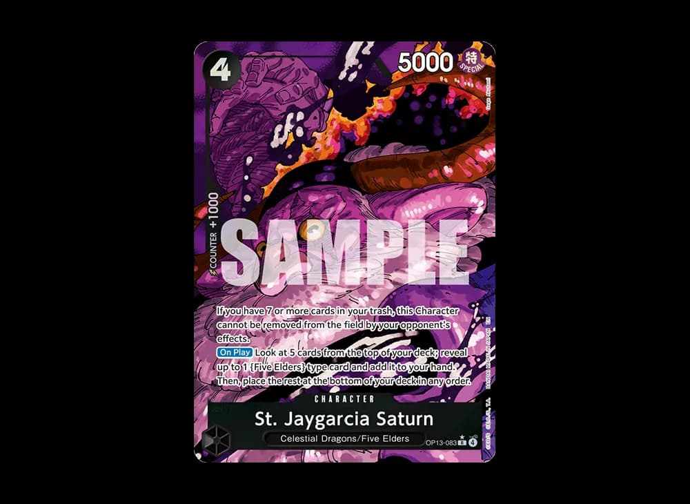 St. Jaygarcia Saturn R-P [OP13-083] [EN](Booster Pack "CARRYING ON HIS WILL")