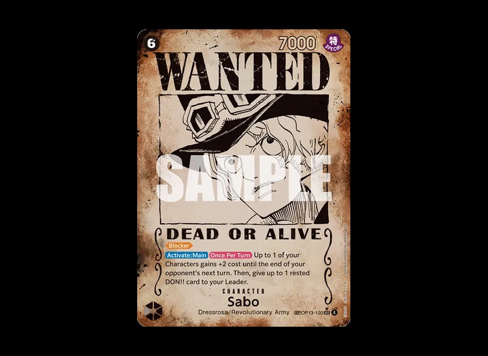Sabo : Wanted SEC-SPC [OP13-120] [EN](Booster Pack "CARRYING ON HIS WILL")