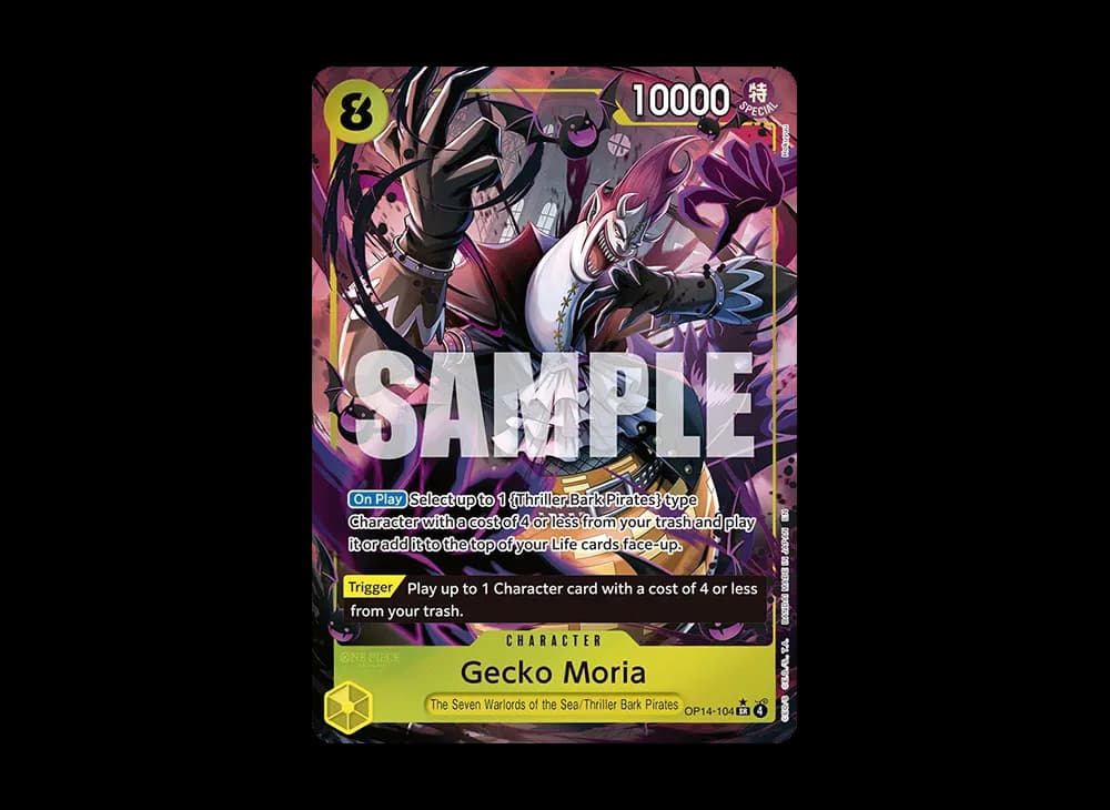 Gecko Moria SR-P [OP14-104] [EN] (Booster Pack "THE AZURE SEA'S SEVEN")