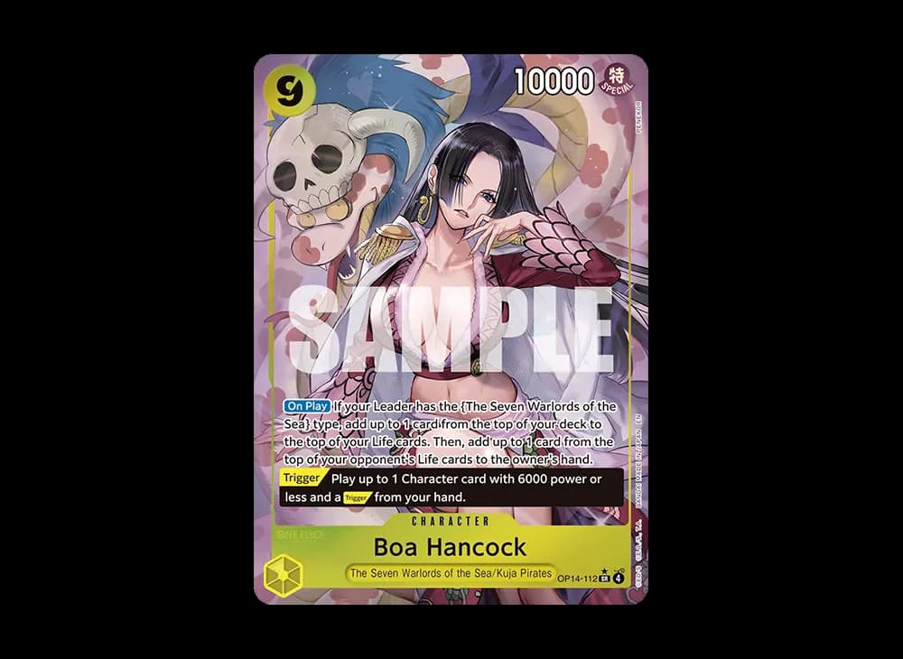 Boa Hancock SR-P [OP14-112] [EN] (Booster Pack "THE AZURE SEA'S SEVEN")