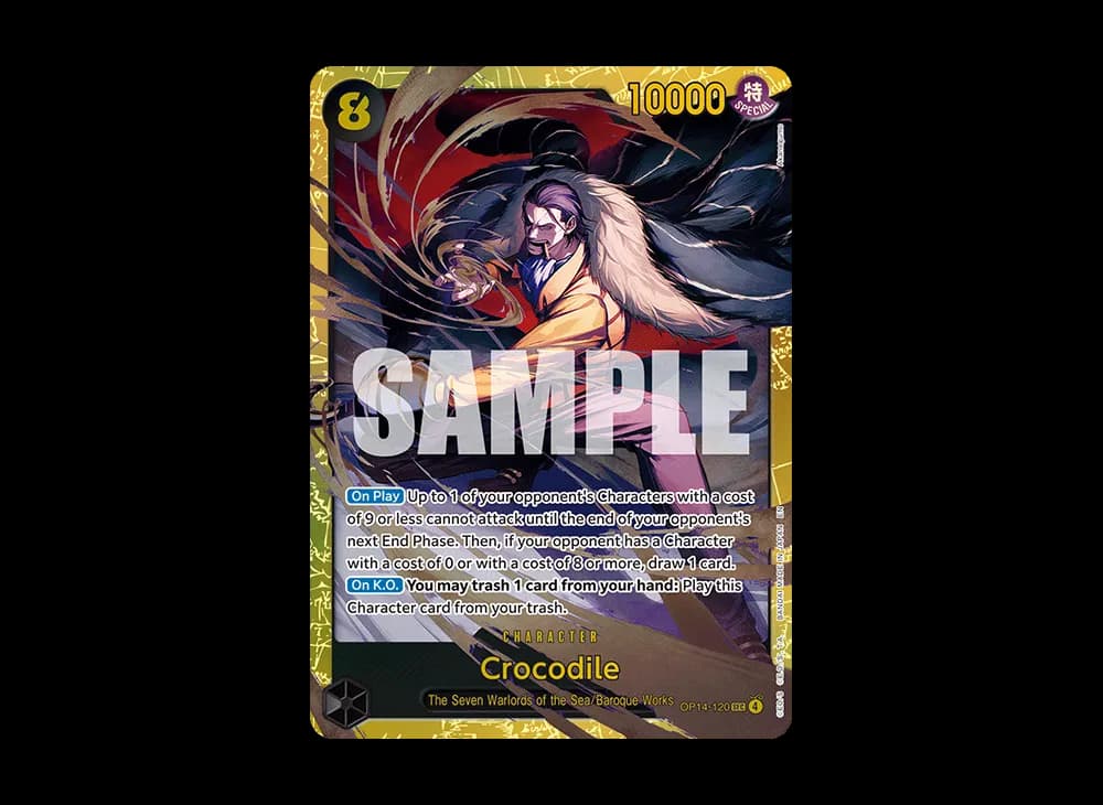 Crocodile SEC [OP14-120] [EN] (Booster Pack "THE AZURE SEA'S SEVEN")