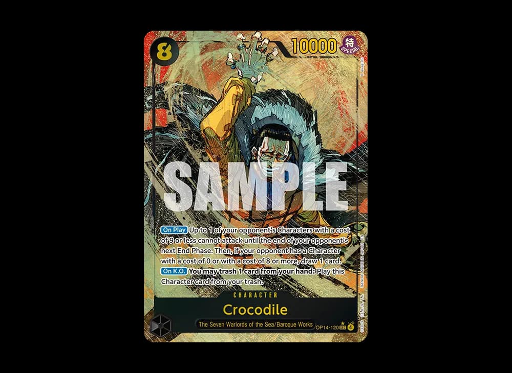Crocodile SEC-P [OP14-120] [EN] (Booster Pack "THE AZURE SEA'S SEVEN")
