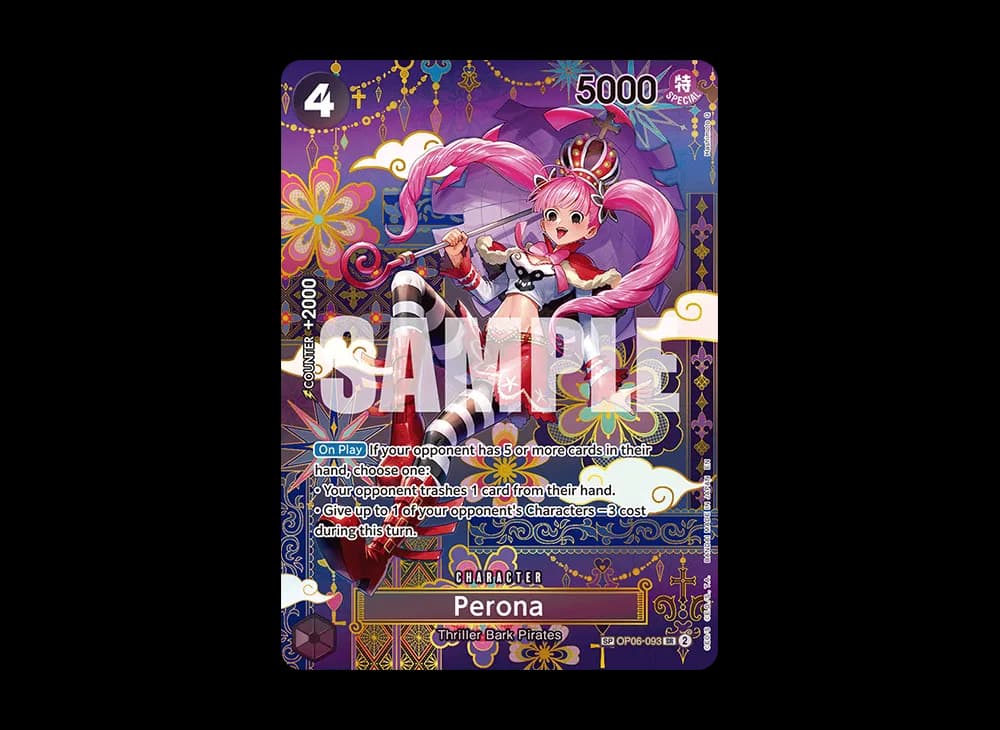 Perona SR-SPC :Japanese pattern Art [OP06-093] [EN] (Booster Pack "THE AZURE SEA'S SEVEN")