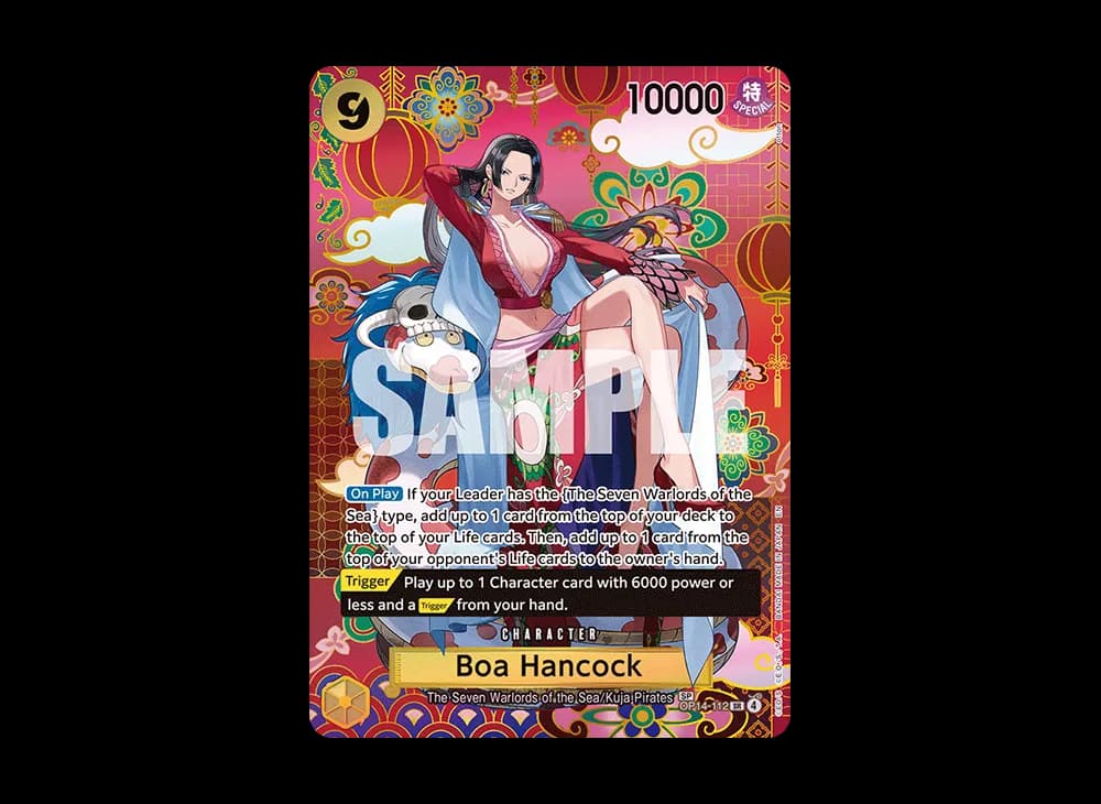 Boa Hancock SR-SPC :Japanese pattern Art [OP14-112] [EN] (Booster Pack "THE AZURE SEA'S SEVEN")