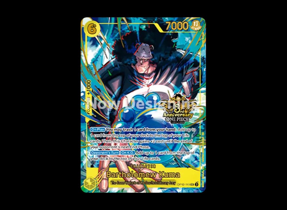 Bartholomew Kuma SEC [OP12-119][EN](ANNIVERSARY SET "Japanese 3rd ANNIVERSARY SET English Ver.")