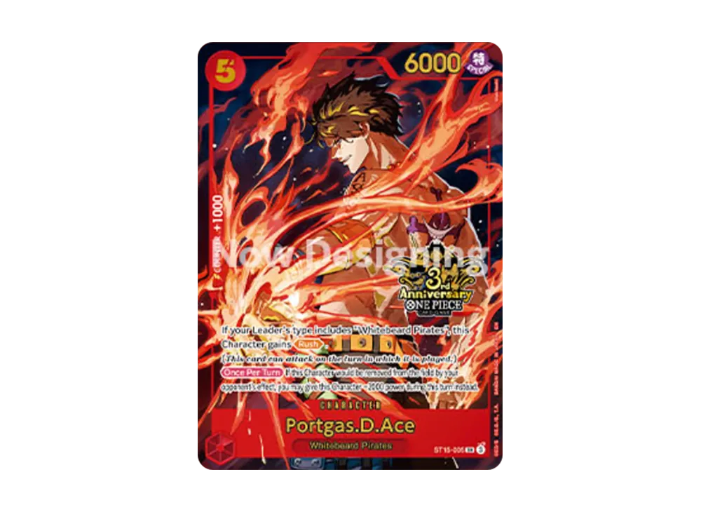 Portgas.D.Ace SR [ST15-005][EN](ANNIVERSARY SET "Japanese 3rd ANNIVERSARY SET English Ver.")