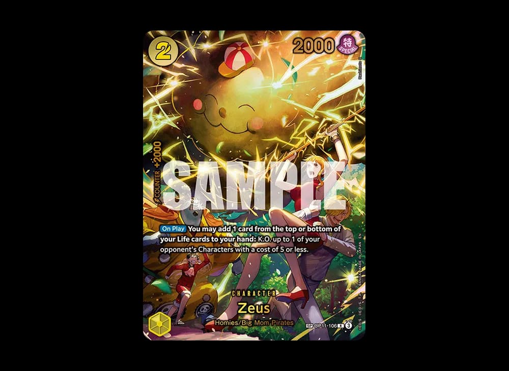 Zeus R-SPC [OP11-106][EN](Booster Pack "ADVENTURE ON KAMI’S ISLAND")