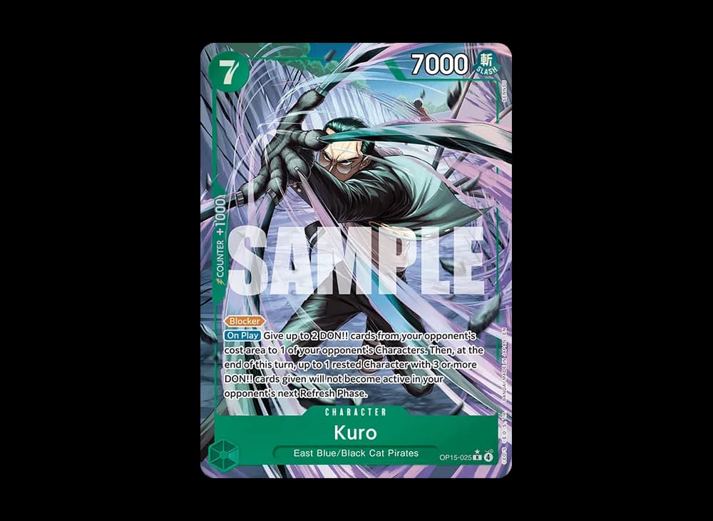 Kuro R-P [OP15-025][EN](Booster Pack "ADVENTURE ON KAMI’S ISLAND")