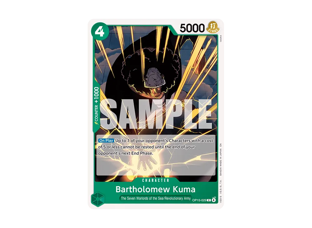 Bartholomew Kuma C [OP15-029][EN](Booster Pack "ADVENTURE ON KAMI’S ISLAND")
