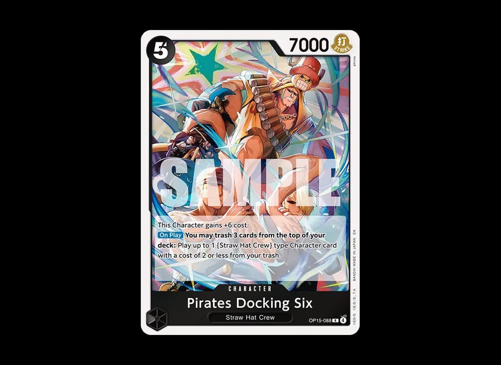 Pirates Docking Six R [OP15-088][EN](Booster Pack "ADVENTURE ON KAMI’S ISLAND")