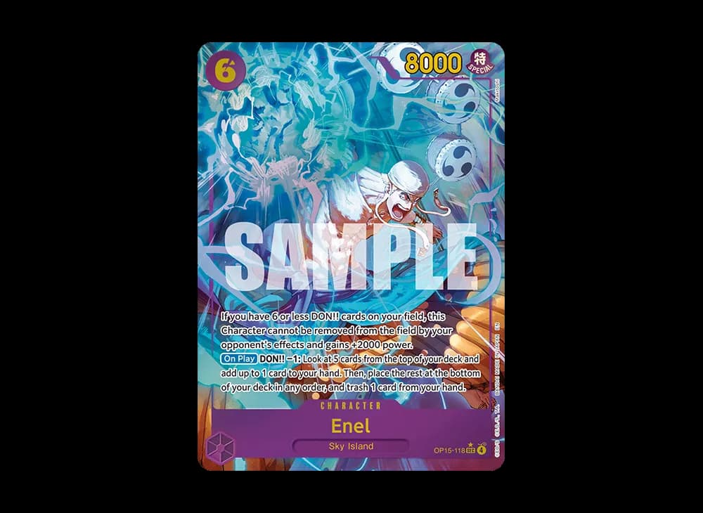 Enel SEC-P [OP15-118][EN](Booster Pack "ADVENTURE ON KAMI’S ISLAND")