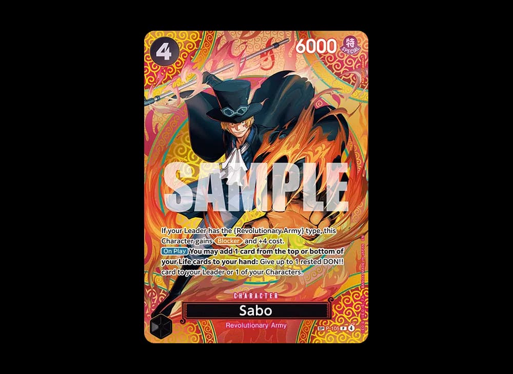 Sabo P-SPC [P-105][EN](Booster Pack "ADVENTURE ON KAMI’S ISLAND")
