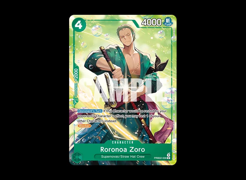 Roronoa Zoro R [PRB02-006][EN](Promotional Card "Welcome Pack 2026 Vol. 1")