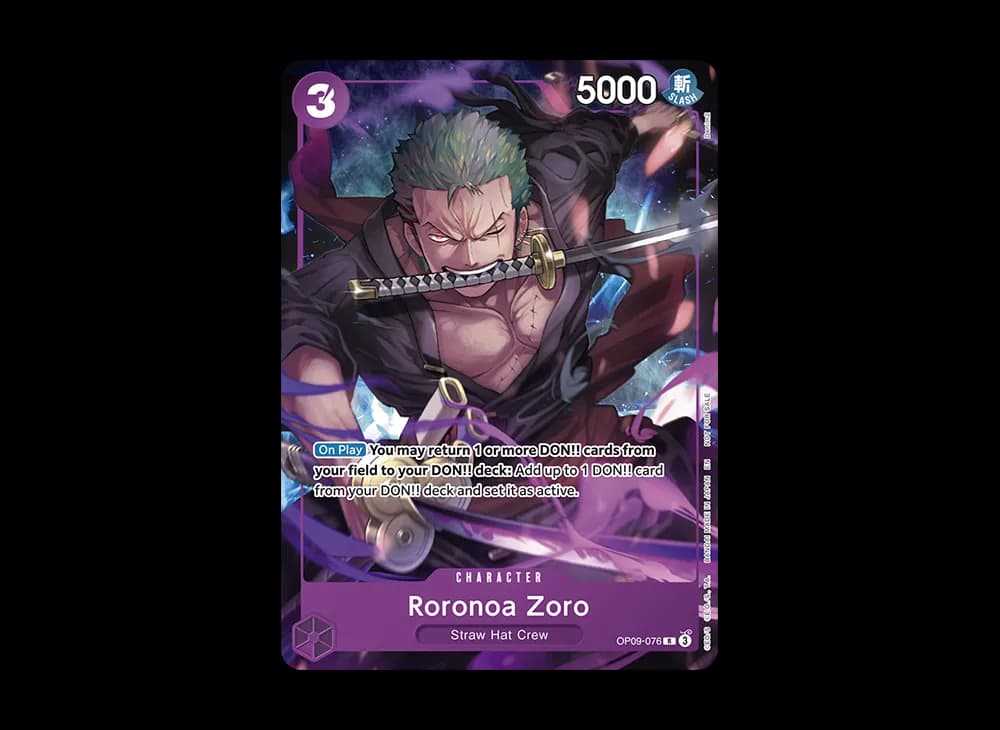Roronoa Zoro R [OP09-076][EN](Promotional Card "Welcome Pack Vol.2")