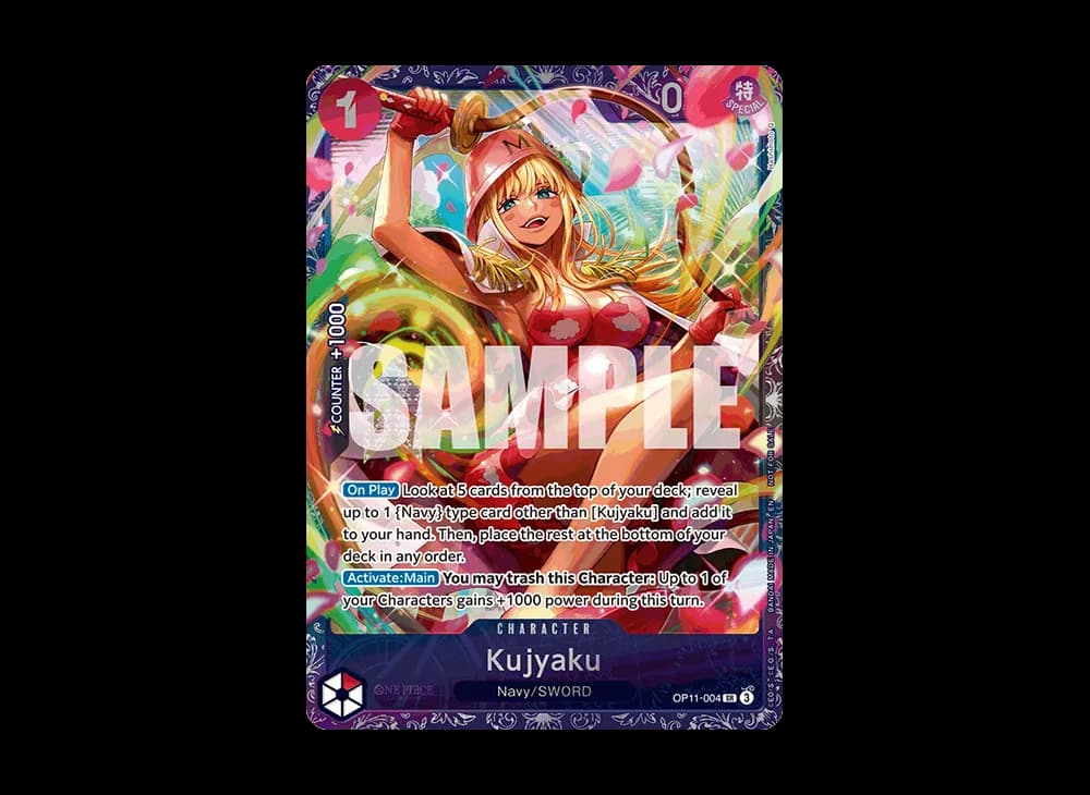 Kujyaku SR :TOP 64 [OP11-004][EN](Promotional Card "Treasure Cup August 2025")