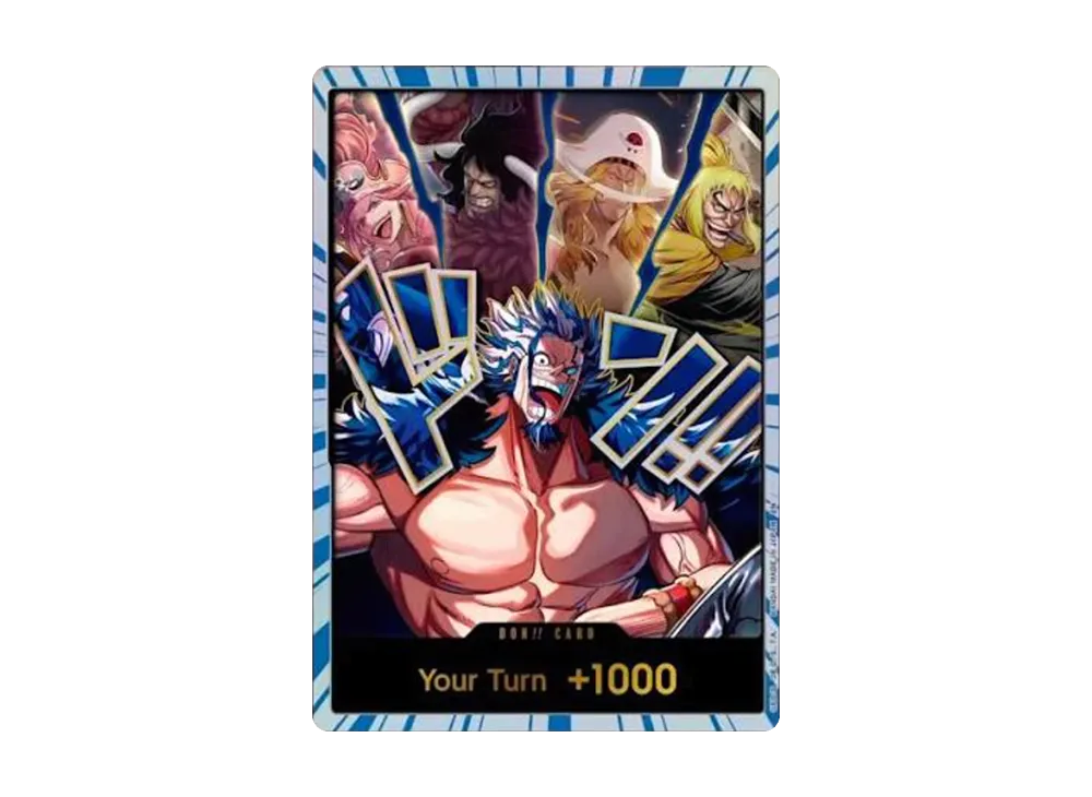 DON!! Card :Gold Text (Rocks Pirates) (Booster Pack "THE WORLD’S STRONGEST WARRIORS")