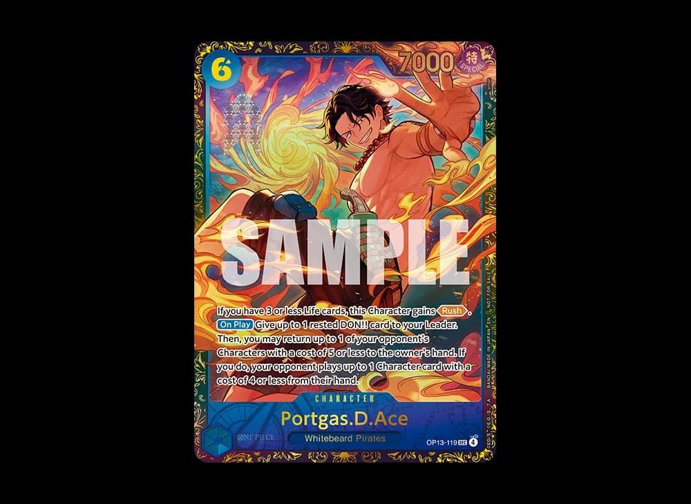Portgas.D.Ace SEC :Top 16 [OP13-119][EN](Promotional Card "Treasure Cup March 2026")