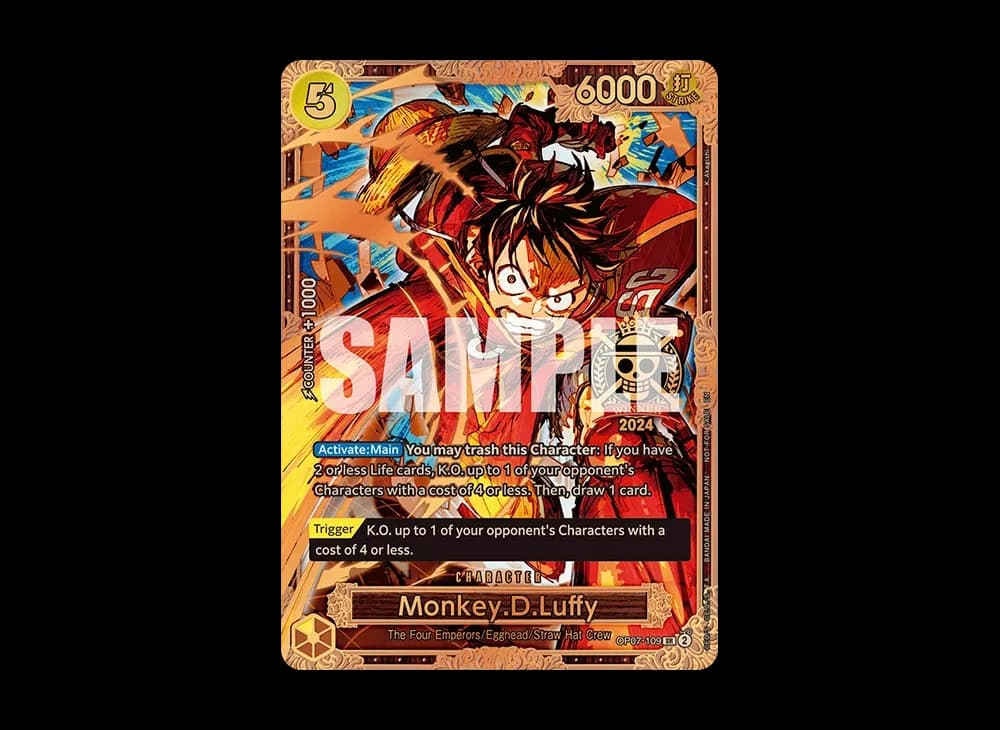 Monkey.D.Luffy : 3rd Place SR [OP07-109] [EN](Promotional Card "Championship 2024 World Final")