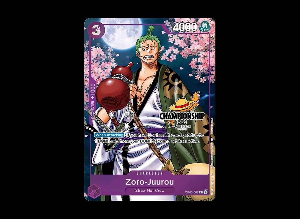 Zoro-Juurou R [OP05-067] [EN](Promotional Card "CS 25-26 Event Pack Finalist Ver.")