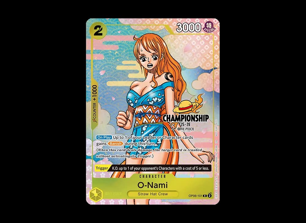 O-Nami R [OP06-101] [EN](Promotional Card "CS 25-26 Event Pack Finalist Ver.")