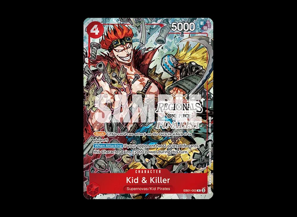 Kid & Killer R [EB01-003] [EN](Promotional Card "Offline Regional Finalist Card Set 25-26 Season 2")