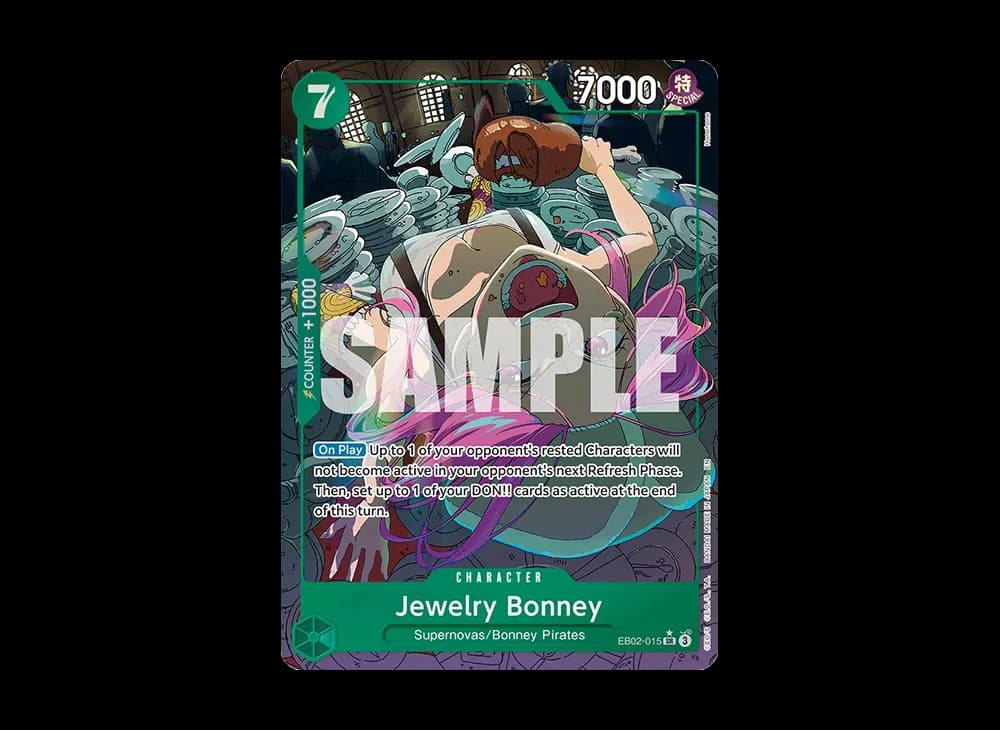 Jewelry Bonney SR-P [EB02-015] [EN](Extra Booster "Anime 25th Collection")