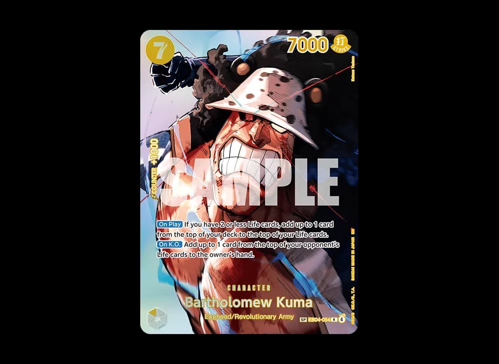 Bartholomew Kuma R-SPC [EB04-054][EN](Booster Pack "THE TIME OF BATTLE")