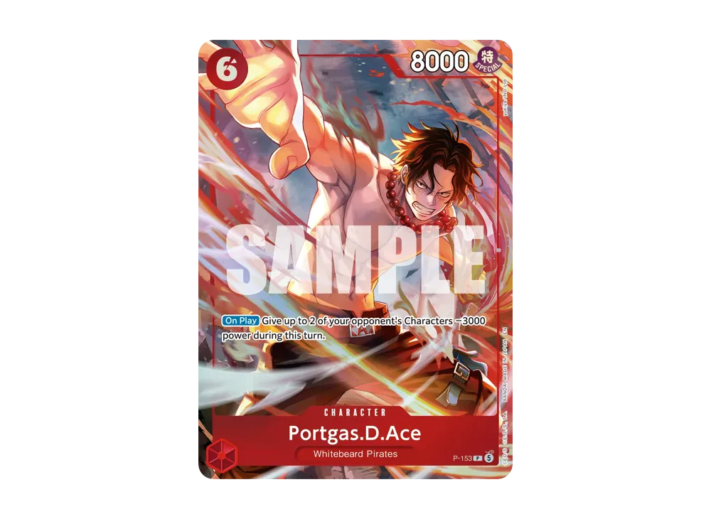Portgas.D.Ace P [P-153][EN](Premium Card Collection "Flame-Flame Fruit Coliseum Edition")
