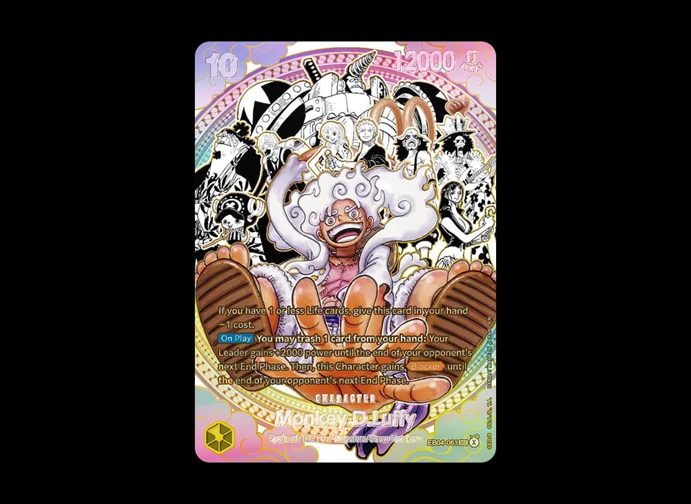 Monkey.D.Luffy SEC-SP (Manga Alt Art) :Pirate Crew Super Parallel [EB04-061][EN](Booster Pack "THE WORLD’S STRONGEST WARRIORS")
