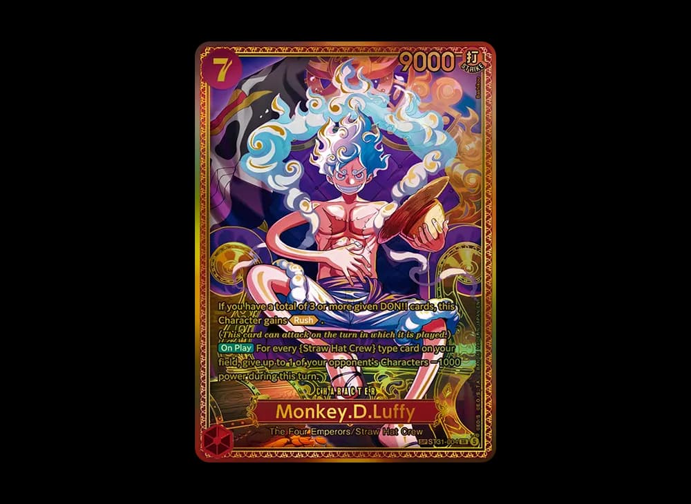 Monkey.D.Luffy SR-SPC :New Four Emperors Special Card [ST31-004][EN](Booster Pack "THE WORLD’S STRONGEST WARRIORS")
