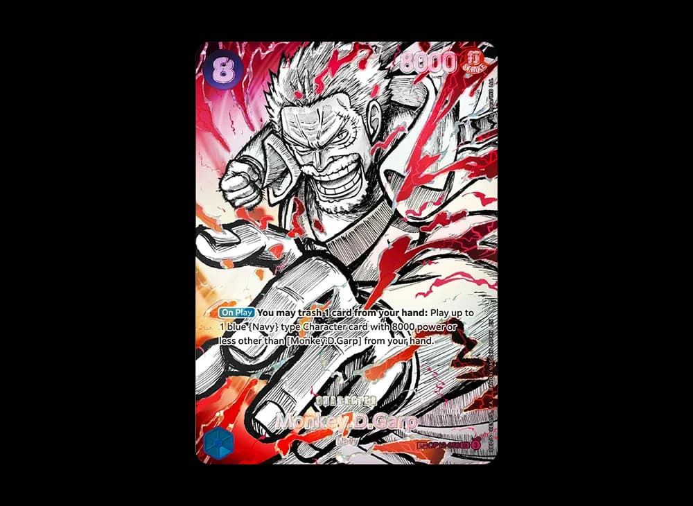 Monkey.D.Garp SR-SPC :Conqueror's Haki Special Card [OP12-056][EN](Booster Pack "THE WORLD’S STRONGEST WARRIORS")