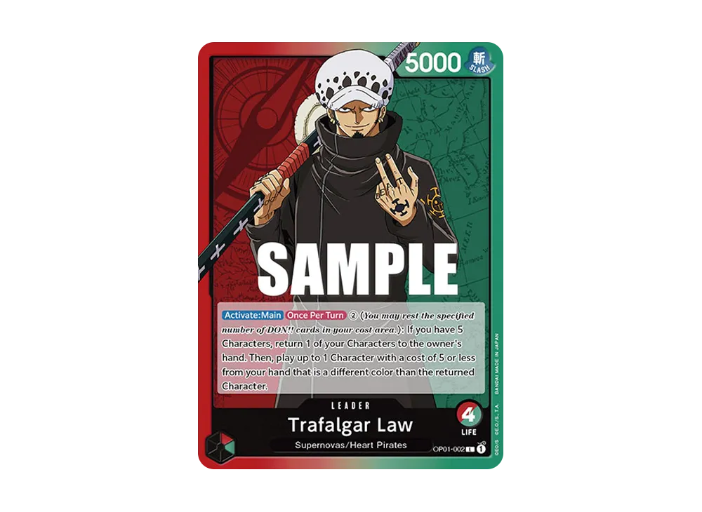 Trafalgar Law L [OP01-002] [EN](Booster Pack "ROMANCE DAWN")