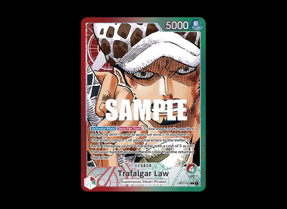 Trafalgar Law L-P [OP01-002] [EN](Booster Pack "ROMANCE DAWN")