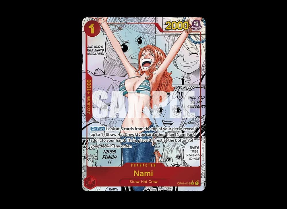 Nami R-SP (Comic Parallel) [OP01-016] [EN](Premium Booster "ONE PIECE CARD THE BEST")