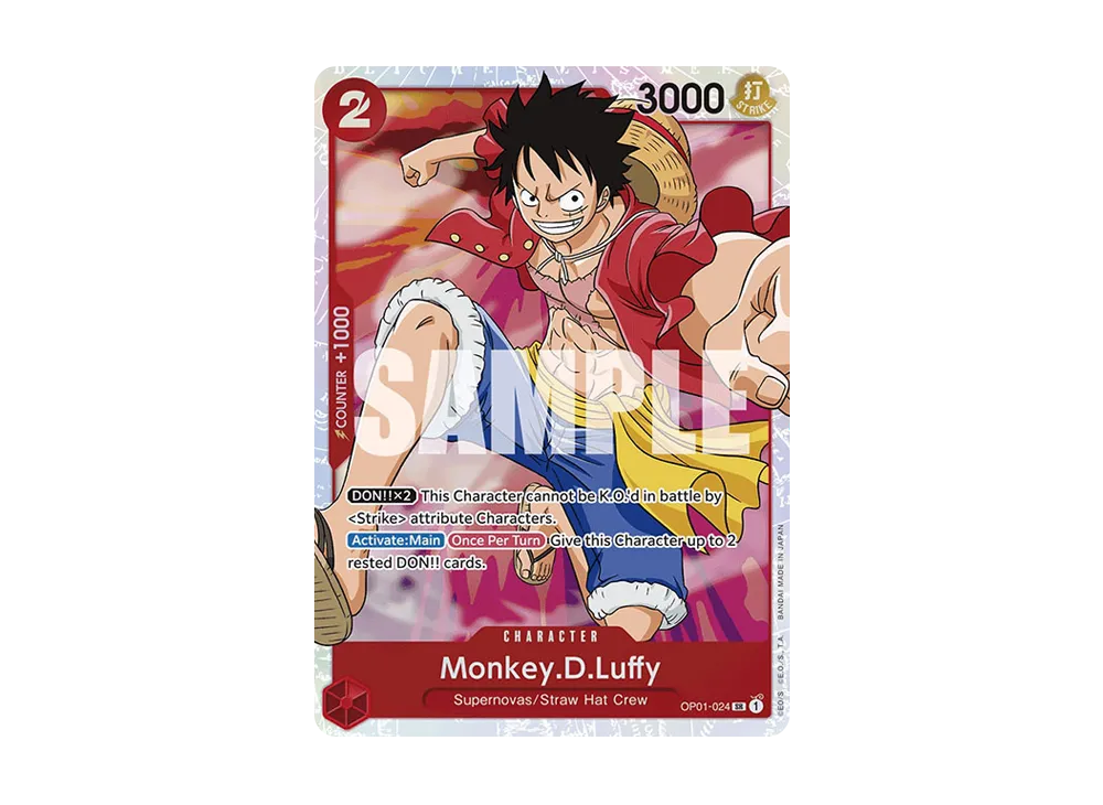 Monkey.D.Luffy SR [OP01-024] [EN](Premium Booster "ONE PIECE CARD THE BEST")