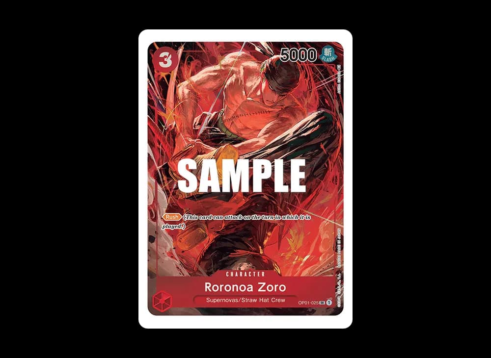 Roronoa Zoro SR-P [OP01-025] [EN](Booster Pack "ROMANCE DAWN")