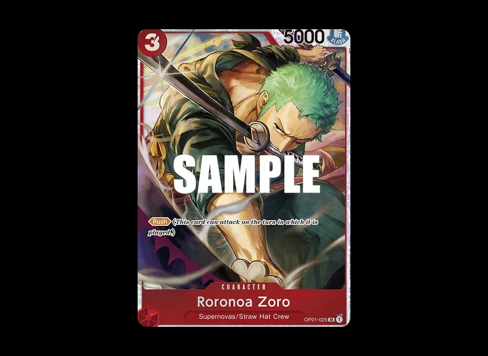 Roronoa Zoro SR [OP01-025] [EN](Ultra DecK "The Three Captains")