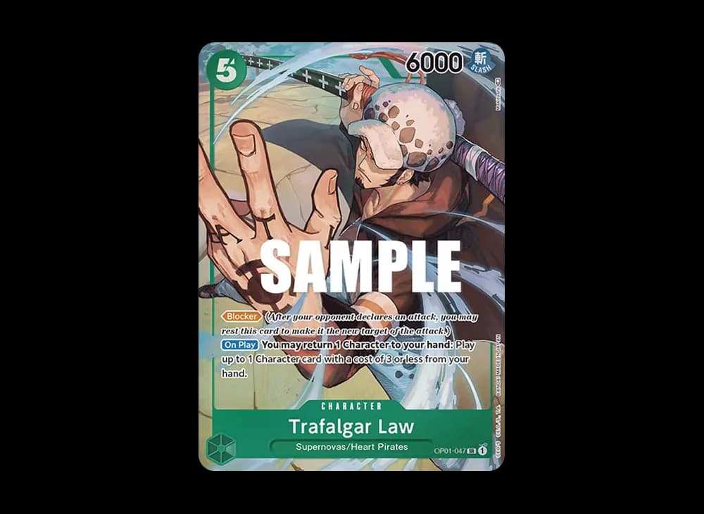 Trafalgar Law SR-P [OP01-047] [EN](Booster Pack "ROMANCE DAWN")